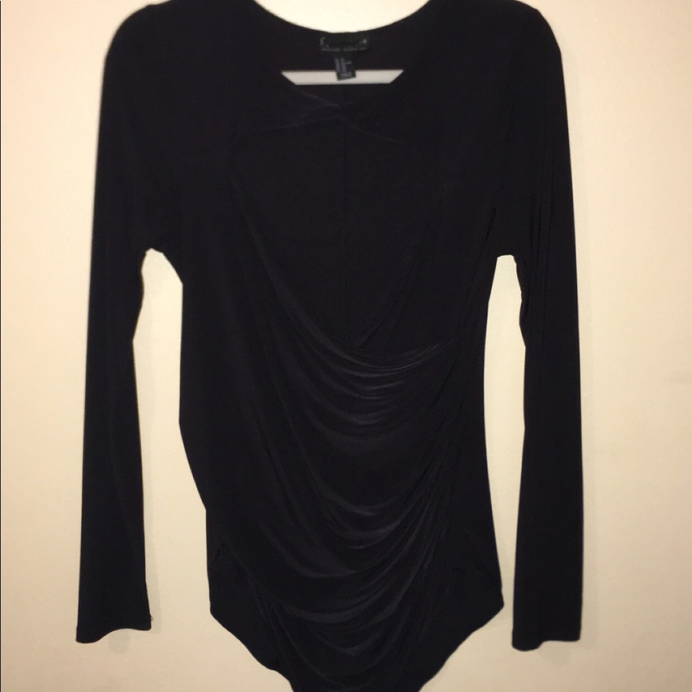 Black Long sleeve Bodysuite